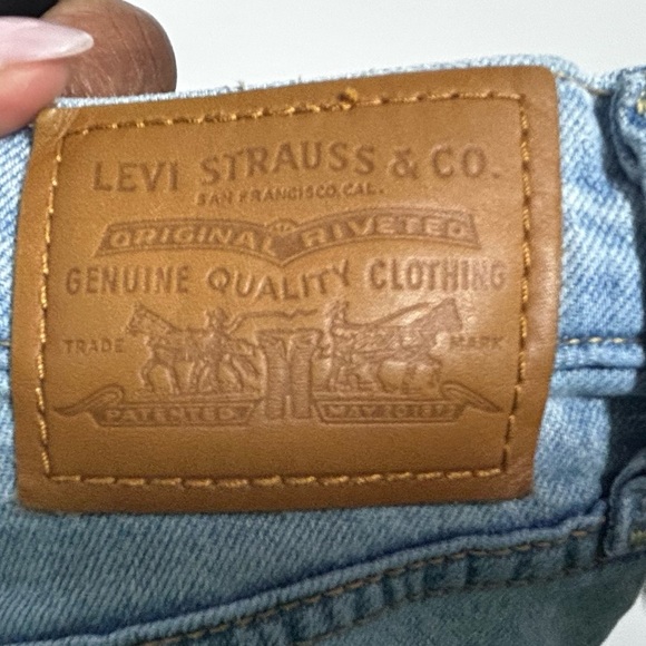 Levi's Ribcage Straight Ankle Light Blue Women's Jeans-27" - Picture 6 of 7